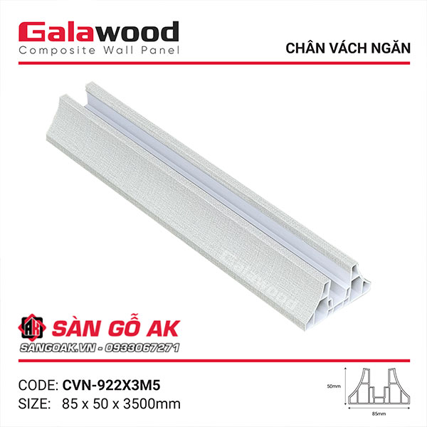 Chân vách ngăn nhựa Galawood CVN-922