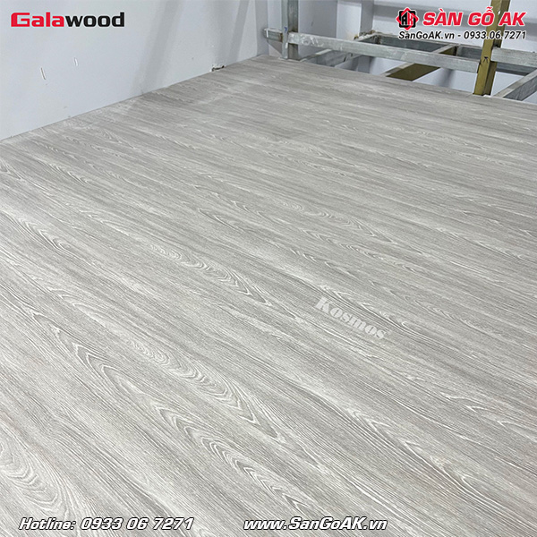 Sàn nhựa chịu lực vân gỗ xám Galawood S601