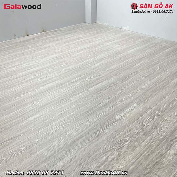 Sàn nhựa chịu lực vân gỗ xám Galawood S601