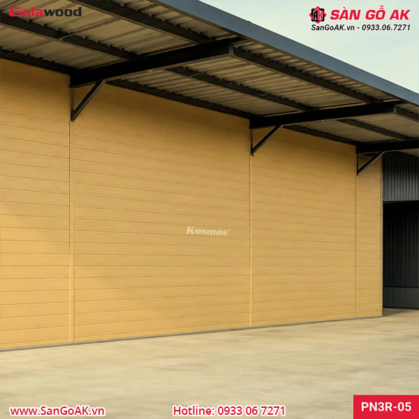 Tấm Panel Cách Nhiệt 3 Rãnh PN3R-05 Vàng Sồi Nhạt