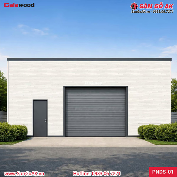 Tấm Panel Cách Nhiệt PNDS-01 Trắng Vân Đá Sọc