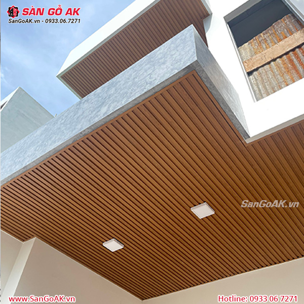 Tấm ốp lam 3 sóng giá rẻ GRH-05 vân gỗ vàng cam