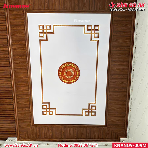 Tấm ốp Nano 8mm Kosmos KNANO9-009M vân gỗ nâu