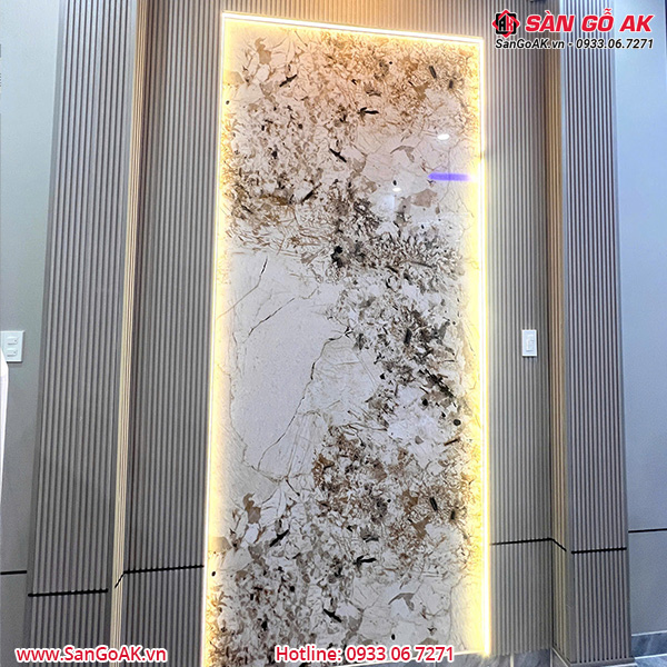 Lam sóng than tre Kosmos 6S-841 vân vải xám ánh kim