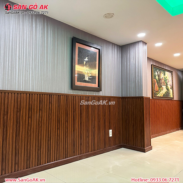 Tấm ốp lam 3 sóng giá rẻ HY107 vân gỗ nâu vàng