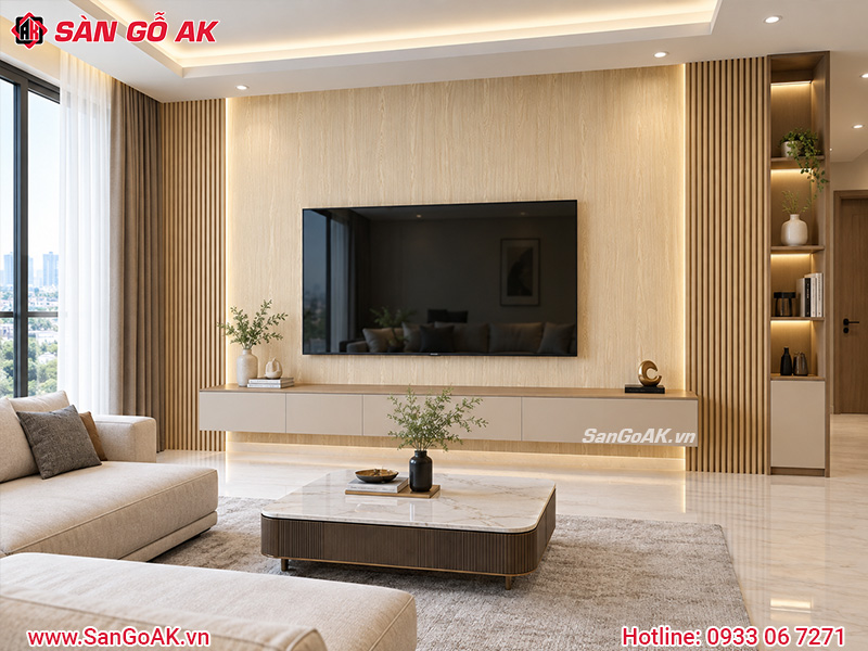 Tấm ốp Nano giá rẻ X-23 gỗ sồi Coburg