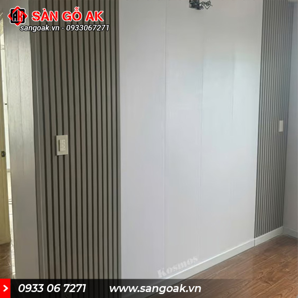 Lam 4 sóng Galawood L4S-904 vân vải xám