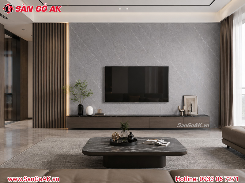 Tấm ốp Nano giá rẻ X-27 đá xám Marble