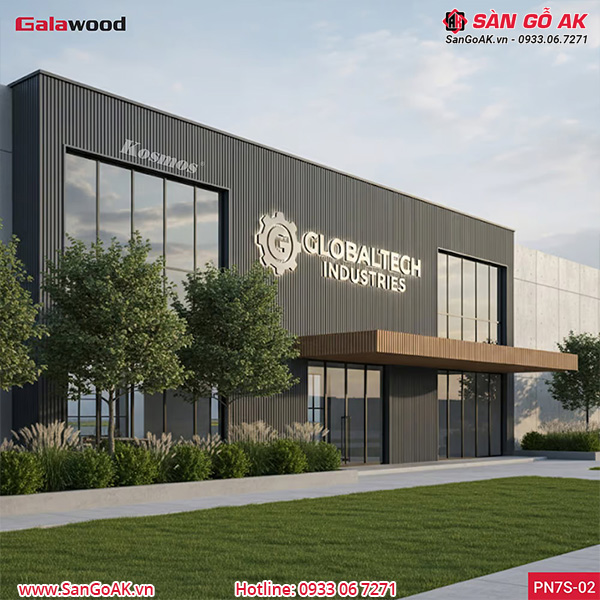 Tấm Panel Cách Nhiệt 7 Sóng PN7S-02 Màu Xám Mờ