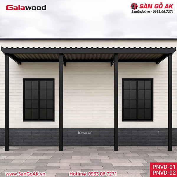 Tấm Panel Cách Nhiệt PNVD-02 Vân Gạch Màu Xám