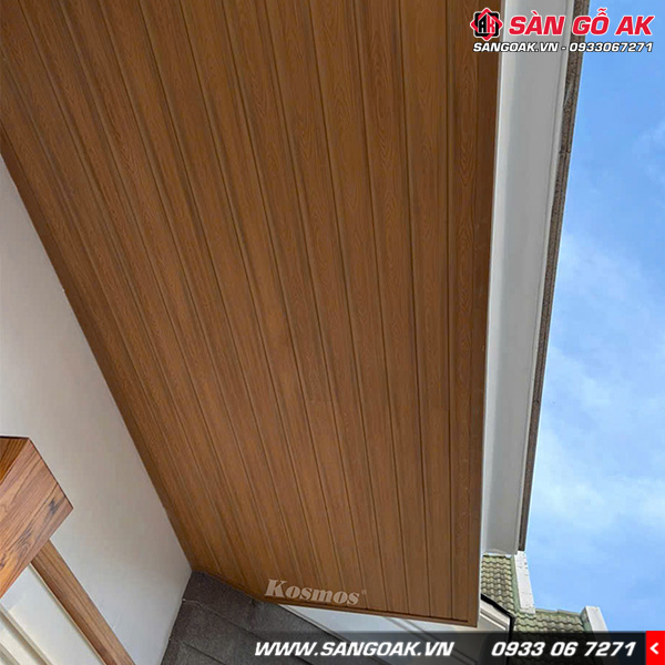 Tấm ốp gỗ nhựa ngoài trời ASA Kosmos OP113X16 Cherry Wood