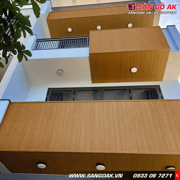 Tấm ốp gỗ nhựa ngoài trời ASA Kosmos OP113X16 Deepwood