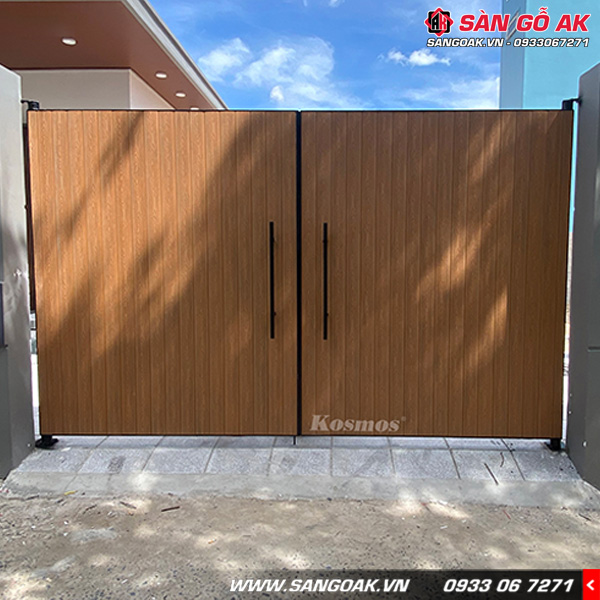 Tấm ốp gỗ nhựa ngoài trời ASA Kosmos OP113X16 Golden Teak