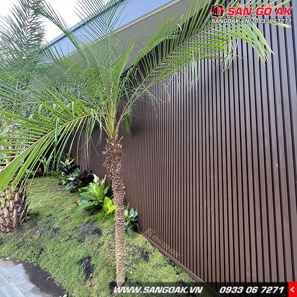 Lam 4 sóng gỗ nhựa ngoài trời ASA Kosmos 4S184X28 Walnut