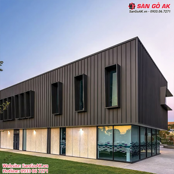 Tấm Panel Cách Nhiệt 3 Rãnh PN3R-04 Màu Nâu Walnut