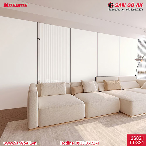 Lam sóng than tre Kosmos 6S-821 vân giấy trắng