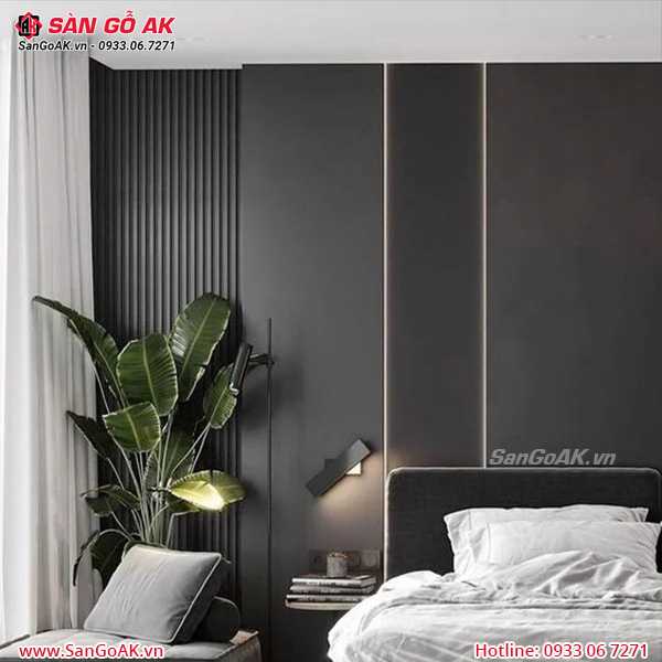 Tấm ốp lam 4 sóng cao giá rẻ HY106 màu đen