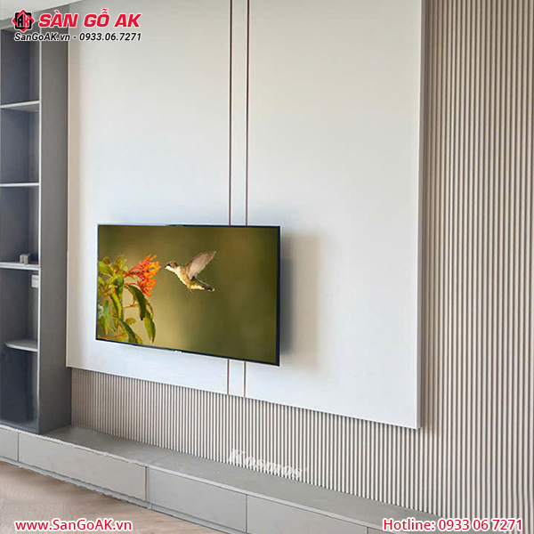 Lam sóng than tre Kosmos 6S-819 vân vải vàng kem ánh kim