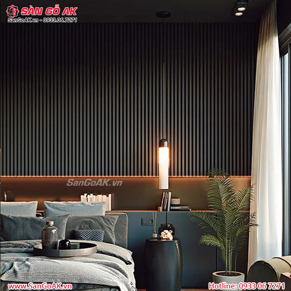 Tấm ốp lam 4 sóng cao giá rẻ HY106 màu đen