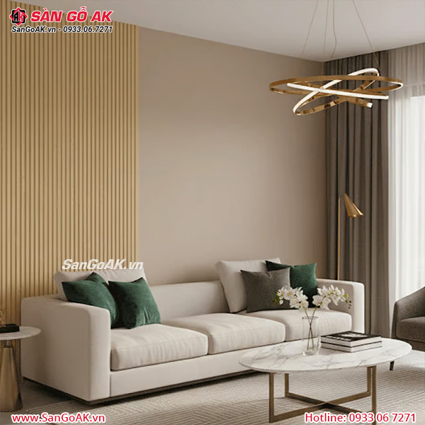 Tấm ốp lam 4 sóng thấp giá rẻ C2005-901 vân gỗ vàng nhạt