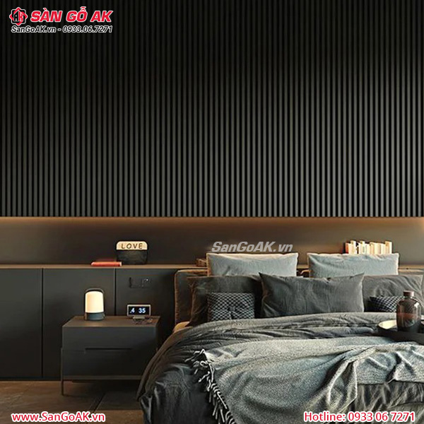 Tấm ốp lam 4 sóng cao giá rẻ HY106 màu đen