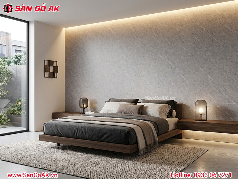 Tấm ốp Nano giá rẻ X-27 đá xám Marble
