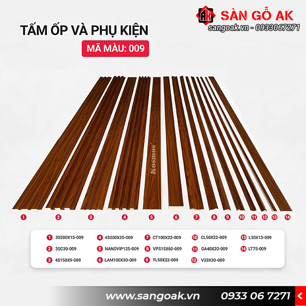 Tấm ốp lam 3 sóng cao SPC Kosmos K3SC30-009M