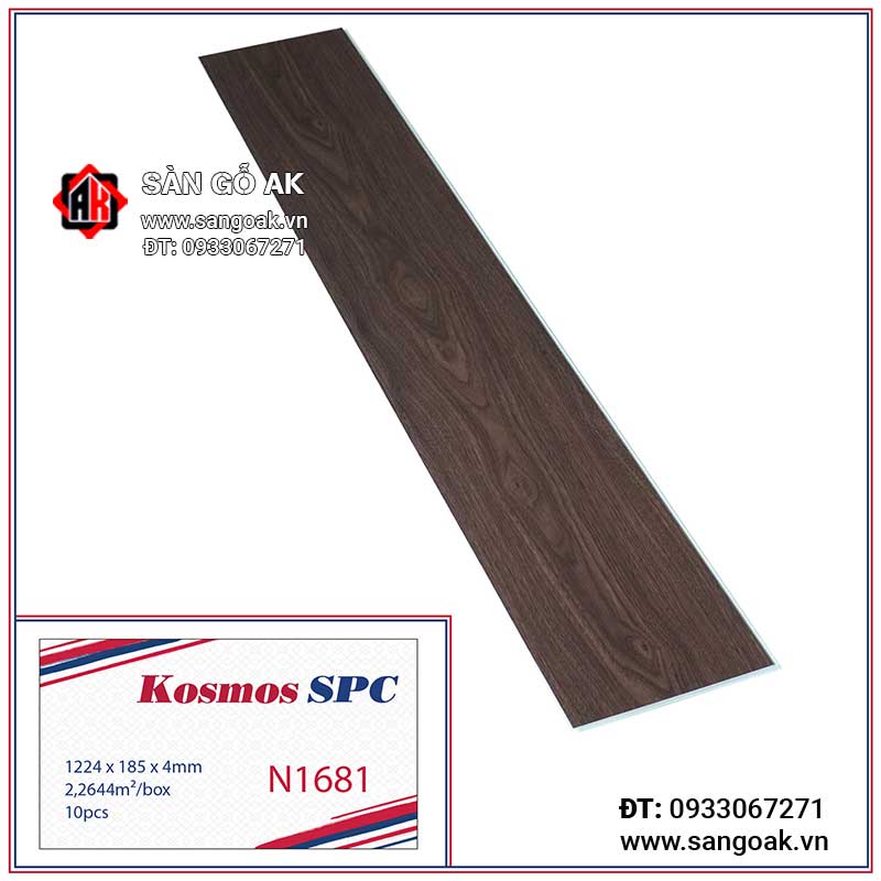 Sàn Nhựa Hèm Khóa Kosmos SPC 4mm N1681