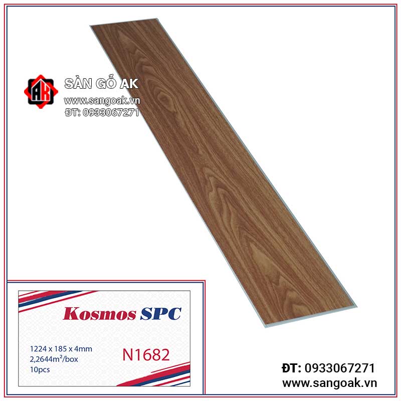 Sàn Nhựa Hèm Khóa Kosmos SPC 4mm N1682