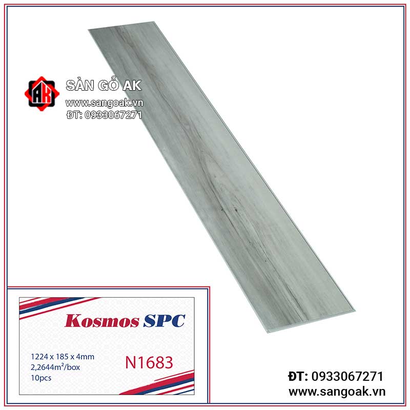 Sàn Nhựa Hèm Khóa Kosmos SPC 4mm N1683