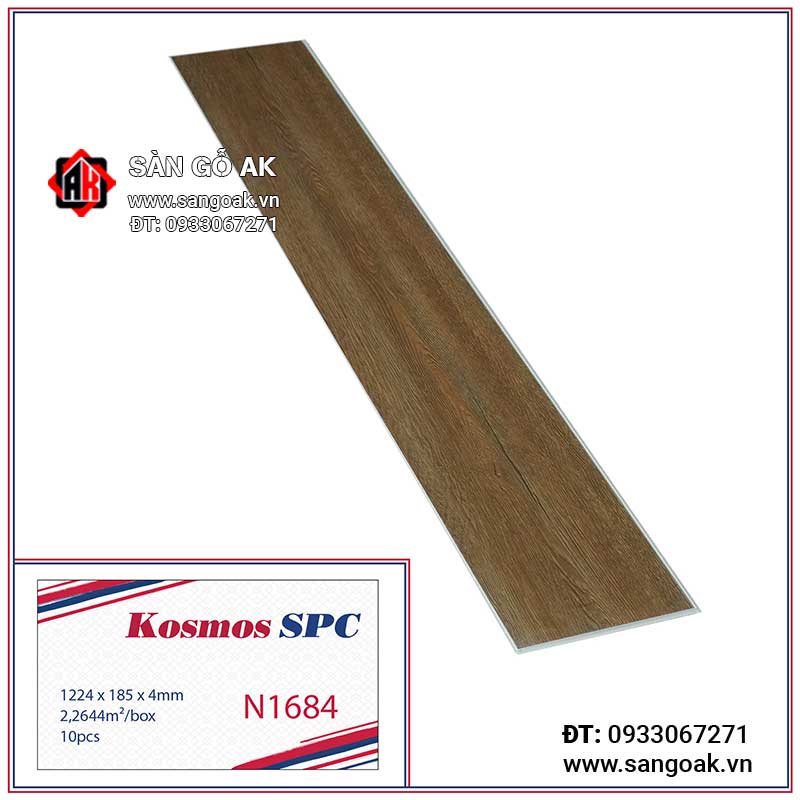 Sàn Nhựa Hèm Khóa Kosmos SPC 4mm N1684