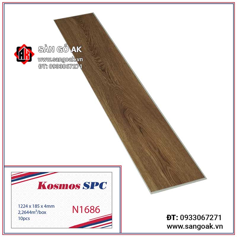 Sàn Nhựa Hèm Khóa Kosmos SPC 4mm N1686