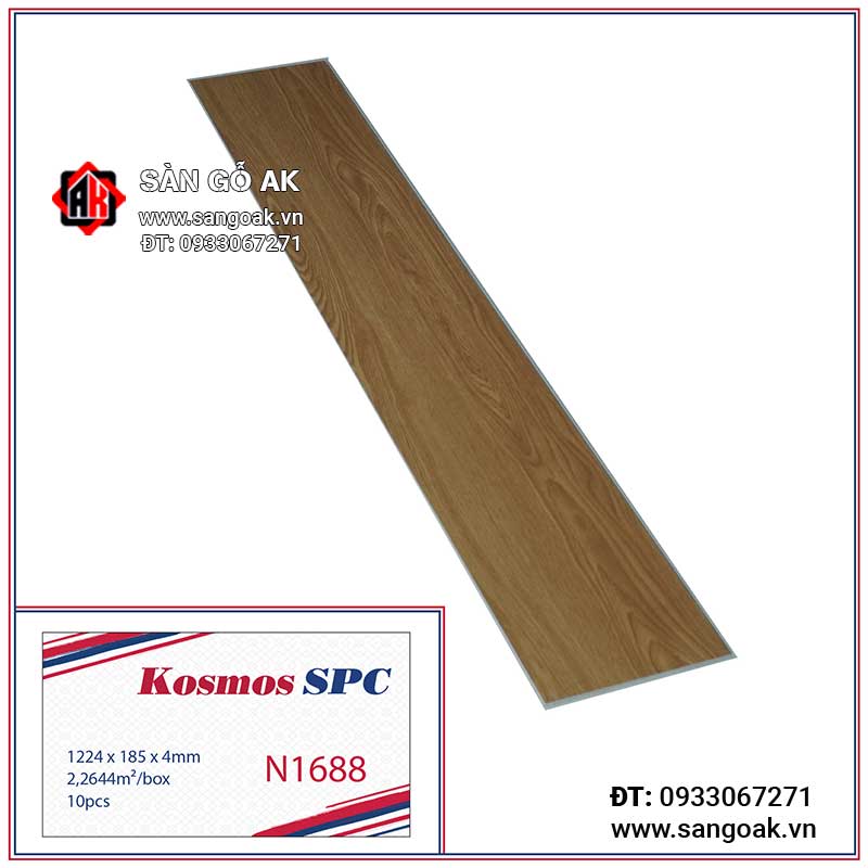 Sàn Nhựa Hèm Khóa Kosmos SPC 4mm N1688