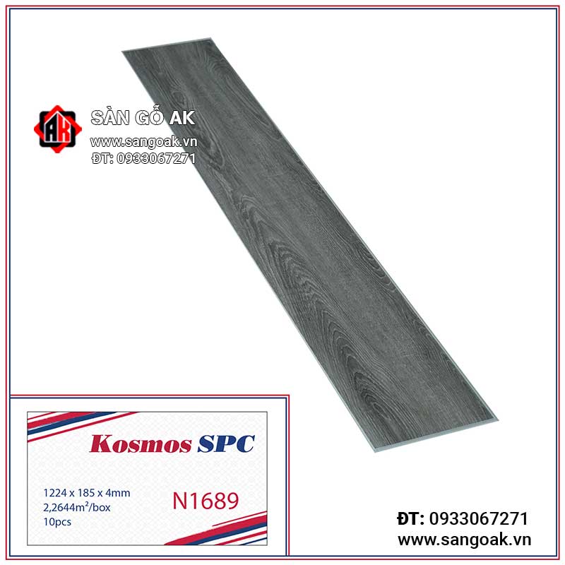 Sàn Nhựa Hèm Khóa Kosmos SPC 4mm N1689