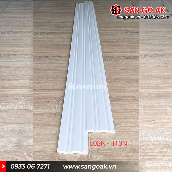 Tấm ốp lam 2 sóng kép Hàn Quốc L02K-113N
