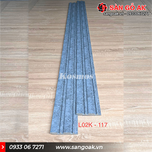 Tấm ốp lam 2 sóng kép Hàn Quốc L02K-117