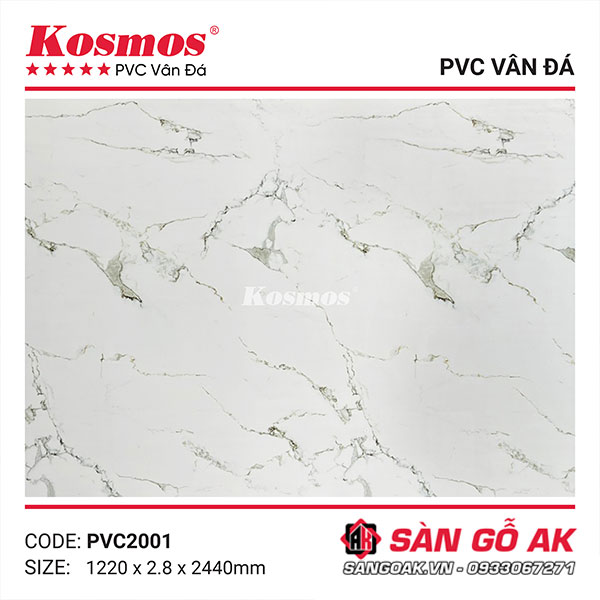 Tấm PVC vân đá Kosmos 2.8mm PVC2001