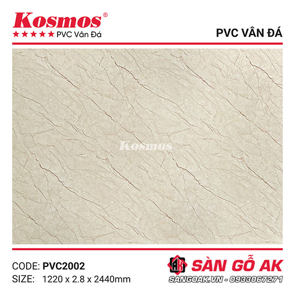 Tấm PVC vân đá Kosmos 2.8mm PVC2002