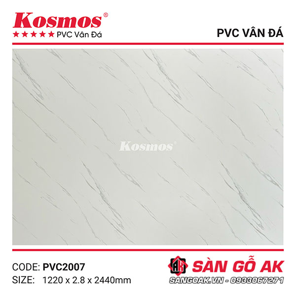 Tấm PVC vân đá Kosmos 2.8mm PVC2007
