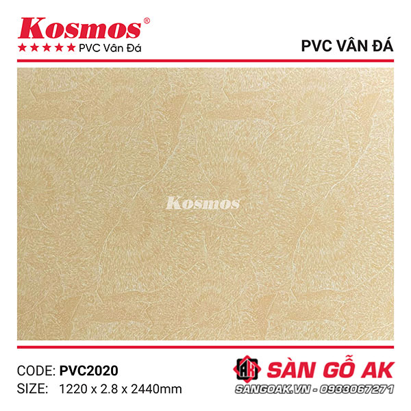 Tấm PVC vân đá Kosmos 2.8mm PVC2020