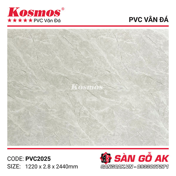 Tấm PVC vân đá Kosmos 2.8mm PVC2025