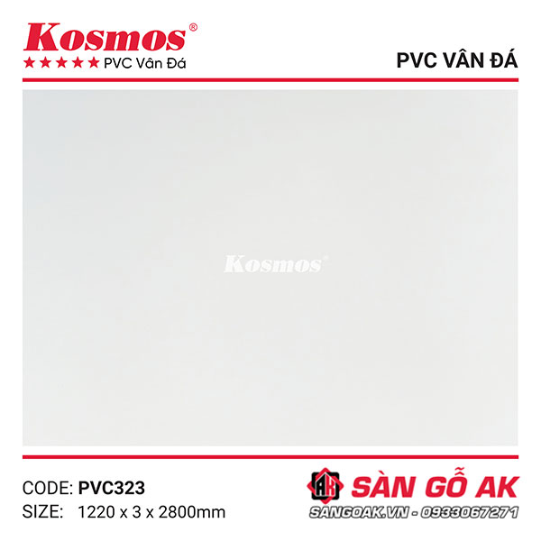 Tấm PVC vân đá Kosmos 3mm PVC323