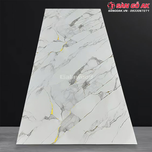 Tấm PVC vân đá Galawood 2.6mm PVC238 dát vàng