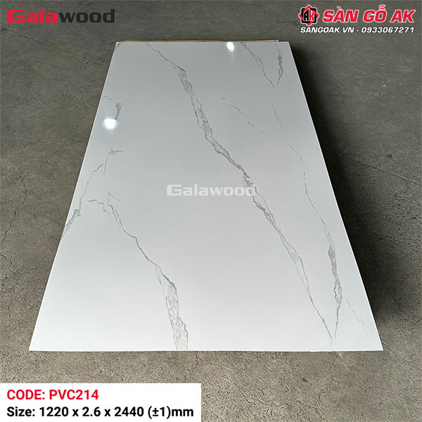 Tấm PVC vân đá Galawood 2.6mm PVC214