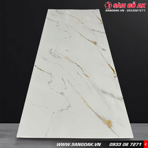 Tấm PVC vân đá Galawood 2.6mm PVC234 dát vàng