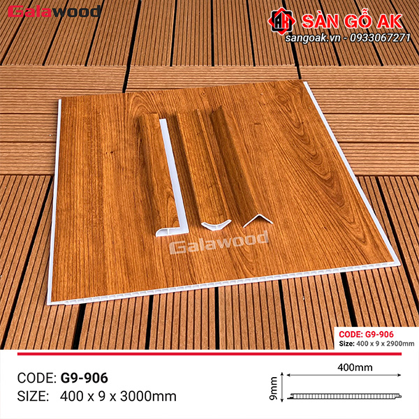Tấm ốp Nano 9mm SPC Galawood G9-906