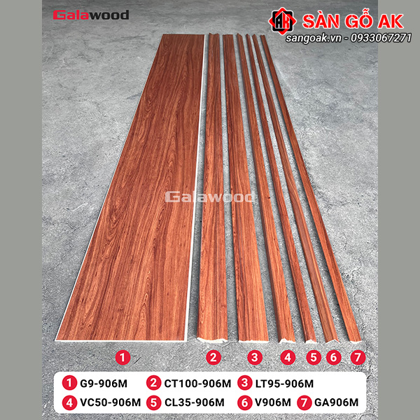 Tấm ốp Nano 9mm SPC Galawood G9-906M