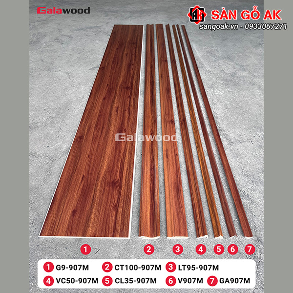 Tấm ốp Nano 9mm SPC Galawood G9-907M