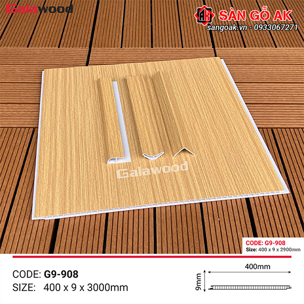 Tấm ốp Nano 9mm SPC Galawood G9-908