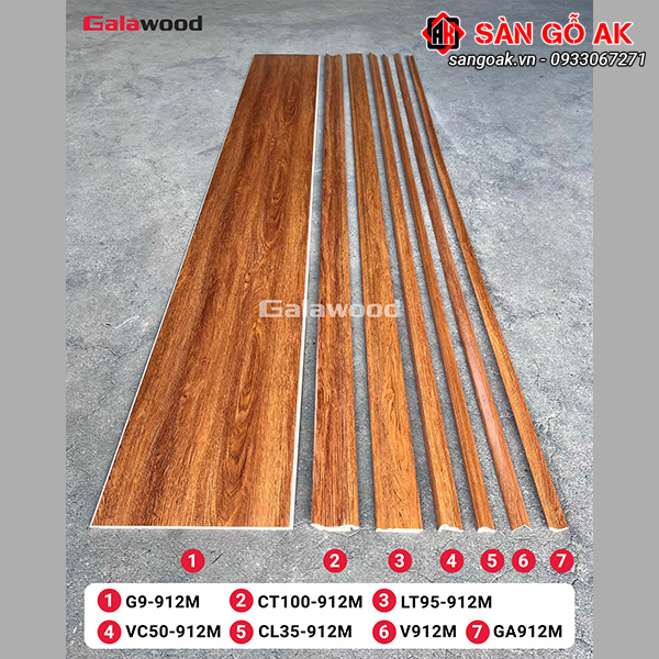 Tấm ốp Nano 9mm SPC Galawood G9-912M